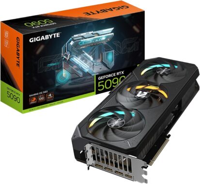 GIGABYTE GeForce RTX 5090 GAMING OC 32GB – 512-bit GDDR7, WINDFORCE Cooling