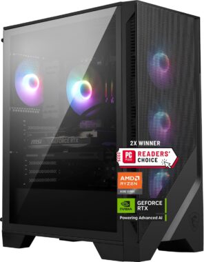MSI Codex Z2 Gaming Desktop, AMD R7-8700F, RTX 5070, 32GB DDR5, 2TB NVMe, VR-Ready