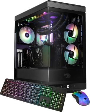 iBUYPOWER Y40 PRO Gaming PC – Ryzen 9 7900X, RTX 5070Ti 16GB, 32GB DDR5, 2TB NVMe, Windows 11